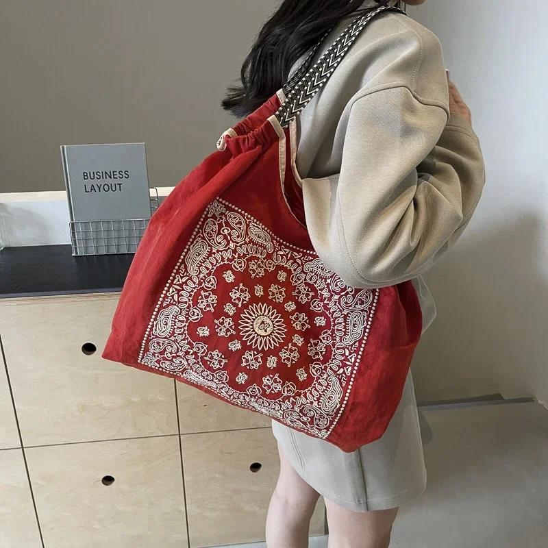 Casual Oxford Interior Compartment Women's Bags  Open Pocket  Women's Bag  Stitching Line New Fashion