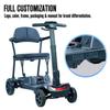 Lightweight Electric Four-Wheel Mobility Scooter for Easy Transport and Elderly Travel Assistance
