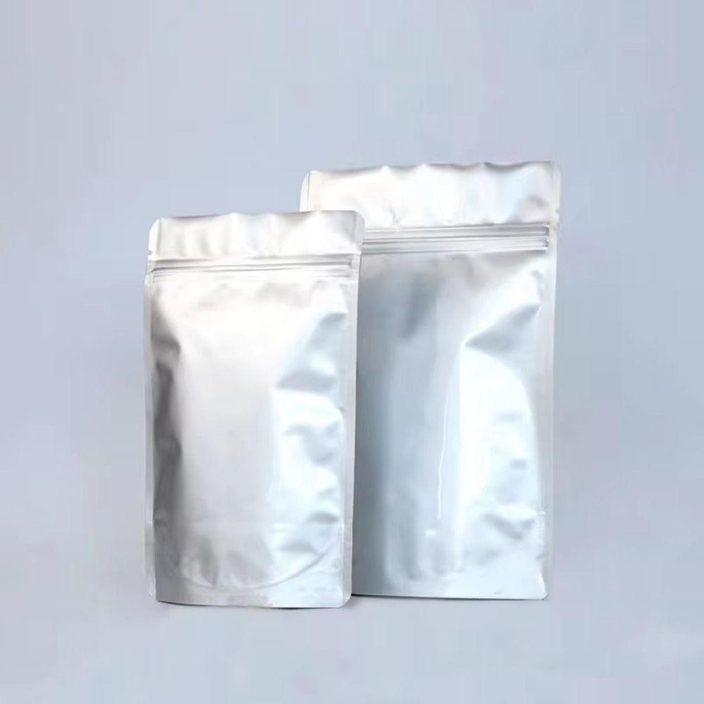 10Pcs/Bag Reusable Food Bag Aluminum Foil Kitchen Organizer Bags New Freezer Stand Up Bag