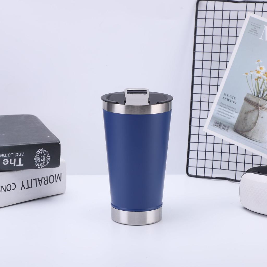Beer Glasses with Bottle Opener Stainless Steel Double Vacuum Insulation To Protect The Cold Ice Bar Car