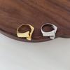 Bf Club Ringe für Damen Einfach Geometrisch Handgemacht Gold Unregelmäßig Retro Ring Allergie Für Geburtstagsfeier Geschenk