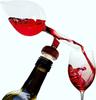 Round Peach Shaped Transparent Red Wine Aerator Portable Wine Bottle Pourer Quick Decanter Spout Glass Sobering Device