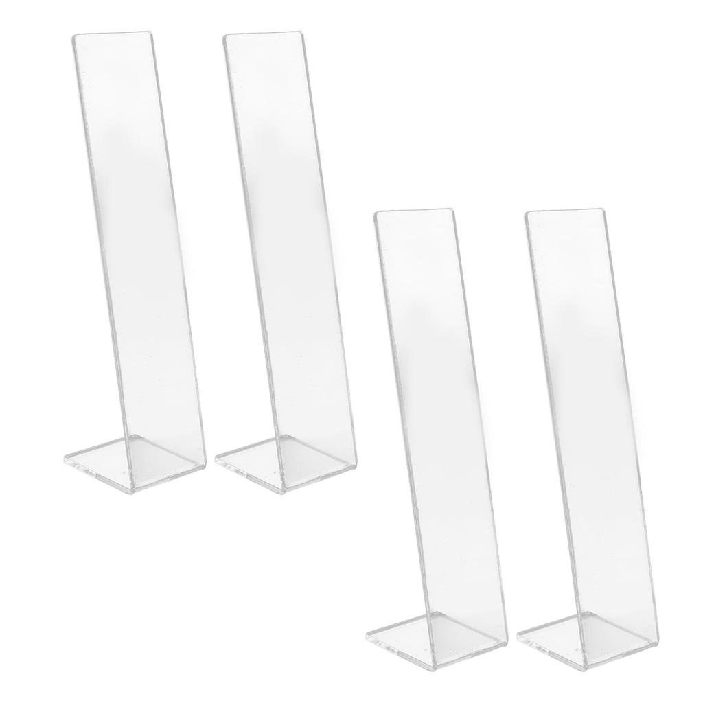 4 Pcs Acrylic Hair Band Display Stand Hair Clasp Hair Clasp Jewelry Display Holder for Shop Transparent