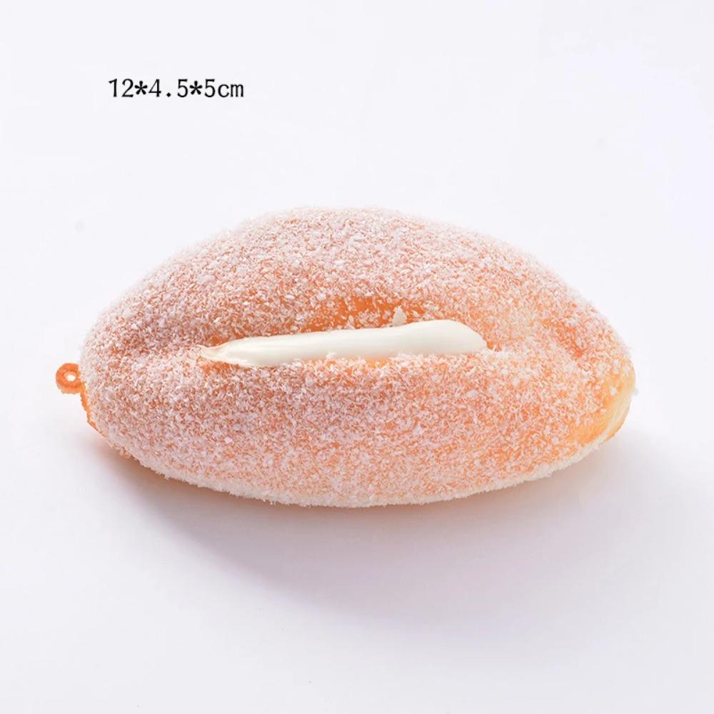 Squishy Bread Toast Food Creative Simulation Donuts Slow Rising Squeeze Stress Relief Toys Spoof Tease People Desktop Toy