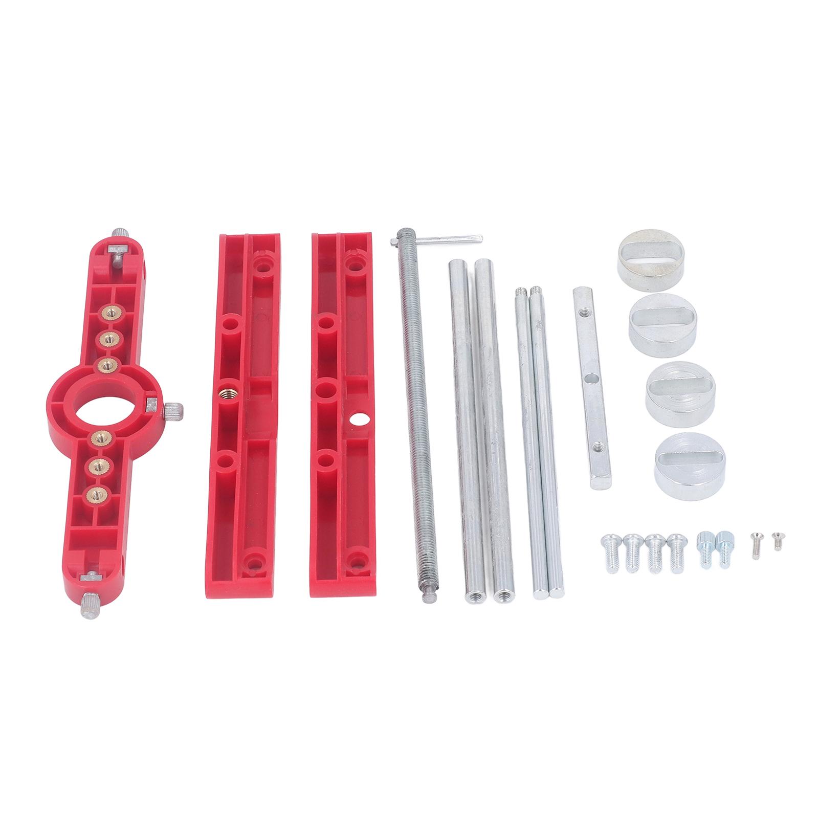 

Mortise Tenon Jig Woodworking Self Centering Loose System Doweling Jig Kit Punch Locator