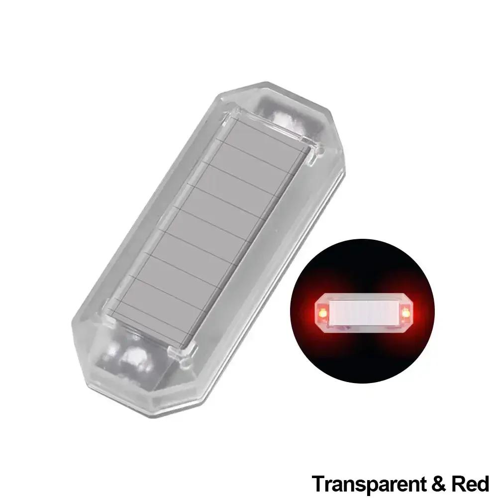 Motocykly Auto Mini LED Bezdrátové výstražné světlo Výstražné světlo proti krádeži Zabraňuje kolizi zezadu Solární stroboskop Auto příslušenství
