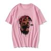 Rapper Tupac 2Pac Streetwear Hip Hop Fashion Short Sleeve Graphic Print T-shirt Men Women Harajuku Y2K Loose Casual Oversized Top Summer New Tee