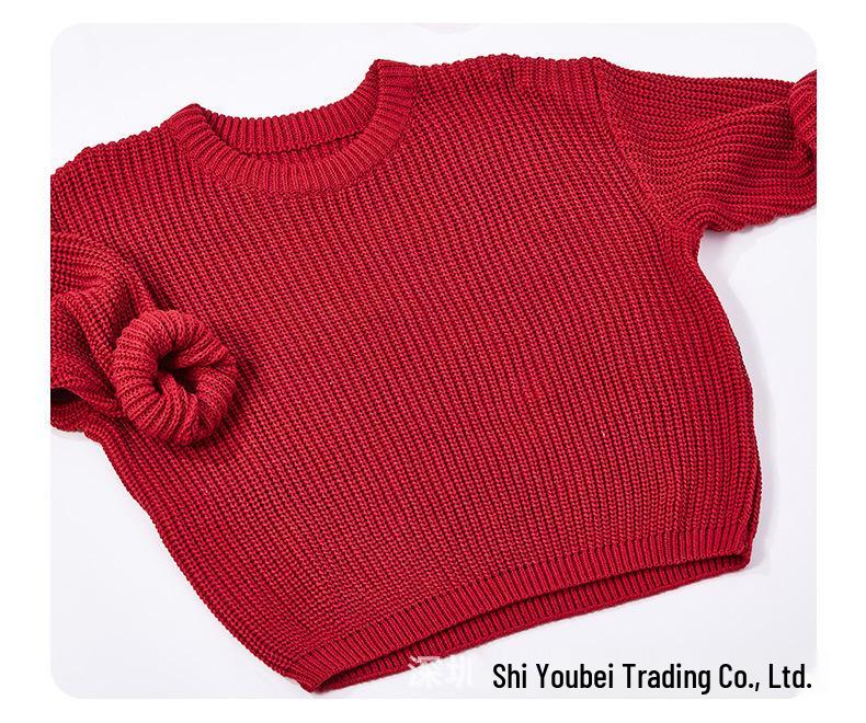 Baby Unisex 100% Cotton Knit Sweater - Soft & Comfortable