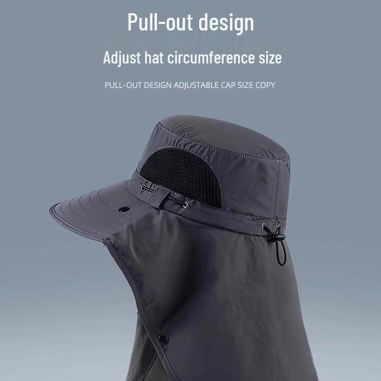 UV Protection Fisherman Hat: Summer Sun, Face & Neck Shield
