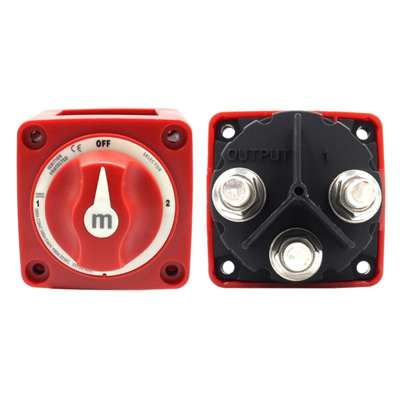 2/3/4-Position M-Serie Schalter Trennschalter Einzel-Doppel Ein/Aus Marine 12-48V 300A Schalter