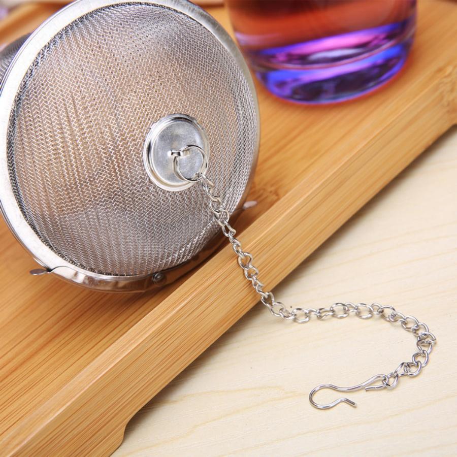 1pc Stainless Steel Tea Infuser Mini tea strainer Spice Separator Cup Household Kitchen Tea Cup Tea Leaf Strainer