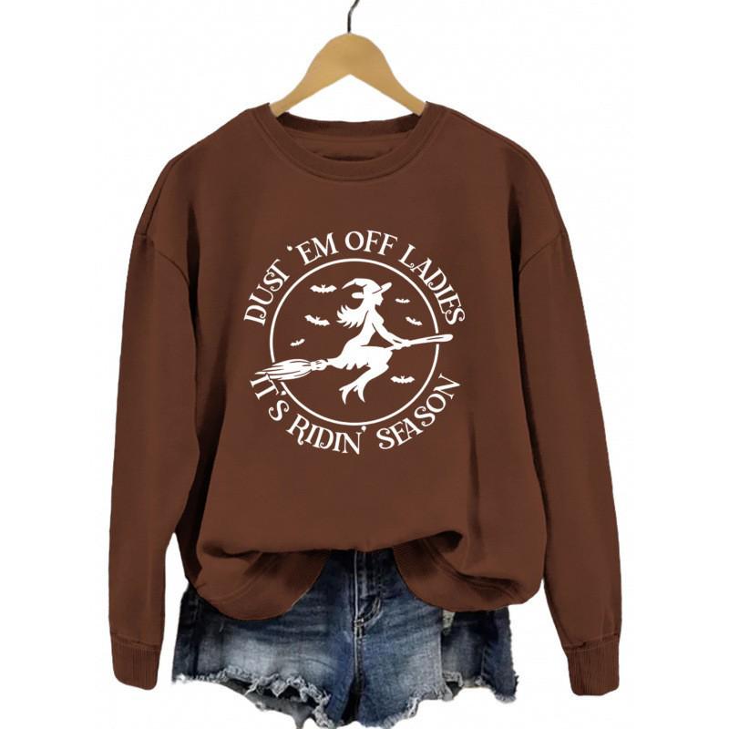 Fun Print Ladies' Fashion Round Neck Hoodie - Comfortable & Versatile Autumn Arrival