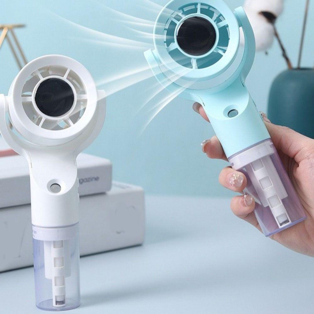 Hand Held Water Spray Mist Fan 3 Speed Fast Cooling Fan Handheld Spray Fan Summer Supplies