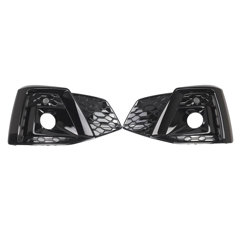 2Pcs Front Fog Light Cover 8W6807682T Easy tallation Replaces Car Part Spare