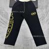 Corteiz Alcatraz Streetwear Mikina s kapucí Set na zip Volný střih Podšitá fleecem Hip Hop styl Dospívající