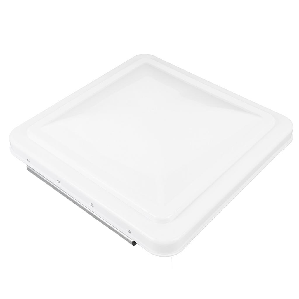 RV Roof Vent Cover UV Resistant 14 Inch Replacement Vent Lid for Camping Vehicle Trailer Motorhome White