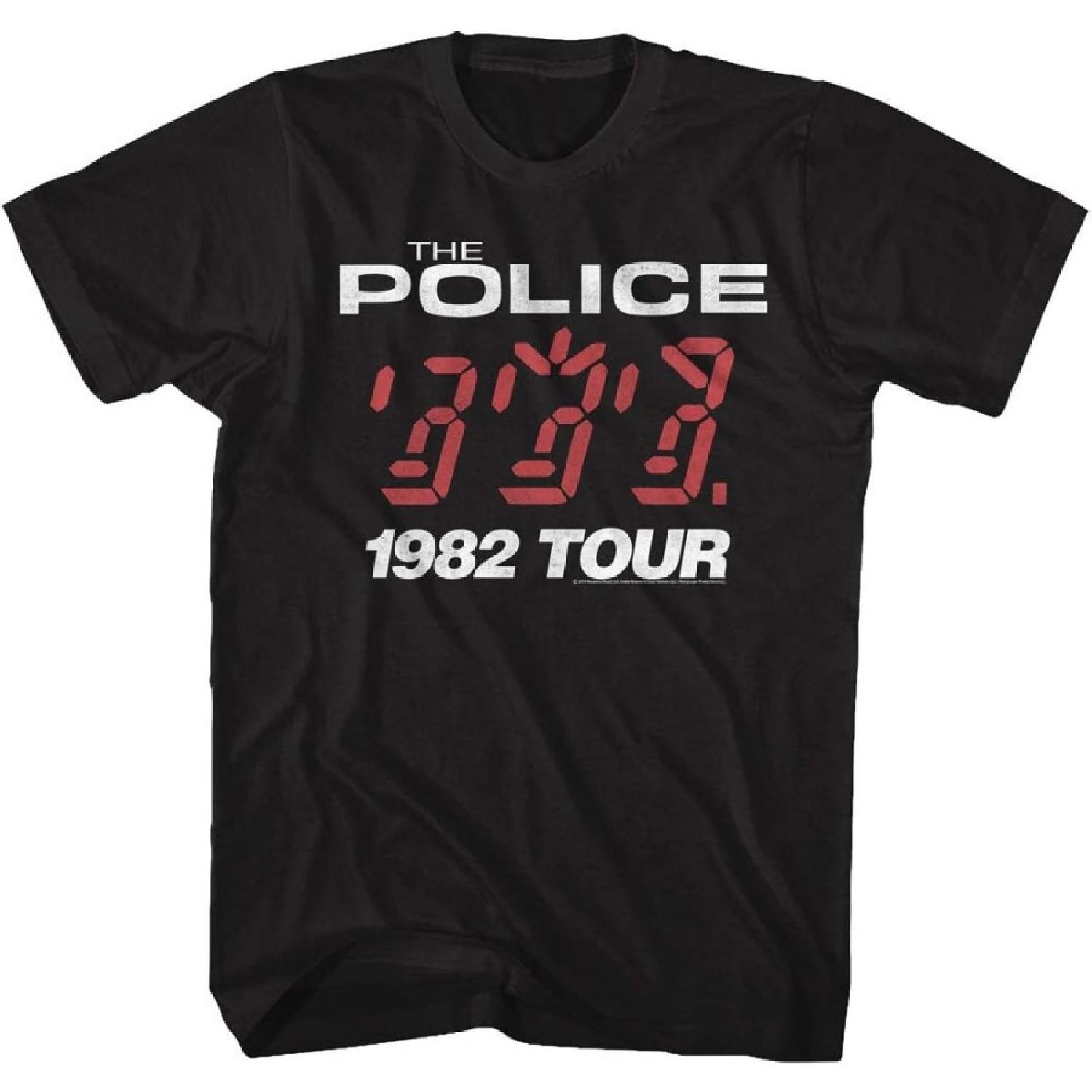The Police British Rock Band 1982 Ghost in The Machine Tour Album T-Shirt Tee XXXXXL разноцветный
