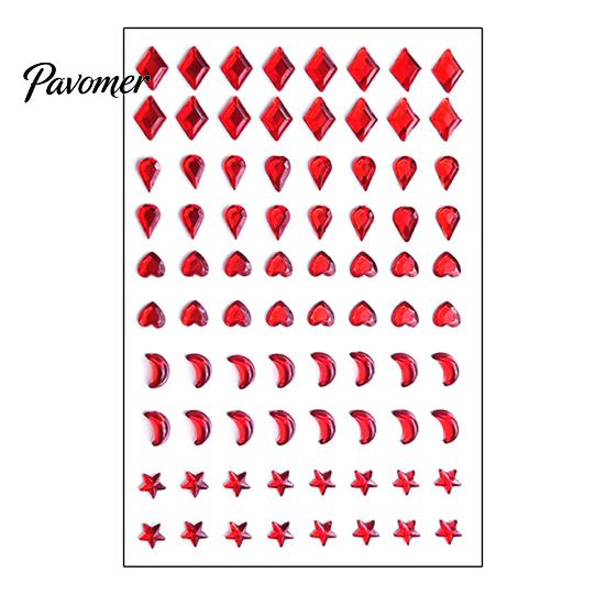 Halloween Face Rhinestone Stickers Scar Gem Stickers, Wound Body Art Cosplay Crystal Decals, Waterproof Self Adhesive Temporary Tattoo for Masquerade