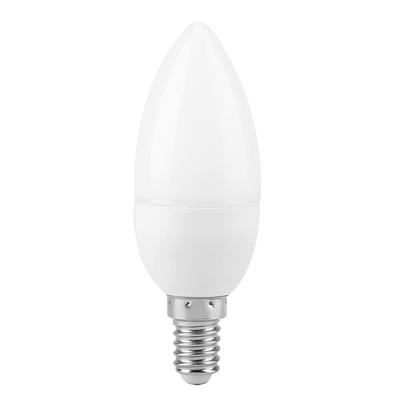 Retro Style Home Candle Shape E14 Socket Bulb LED Light Lamp AC 220V (Round Cold White)