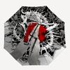1pc Anime Character Skeletons Outdoor Umbrella - Automatic Opening/Closing - Portable 3-Fold Design - 8 Bone Iron Frame - Perfect Gift for Fans,