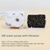 Bird Bath Automatic Parrot Bathtub Quiet Tub with Circulating Faucet USB Electric Bird Shower Fountain for Lovebird Parakeet