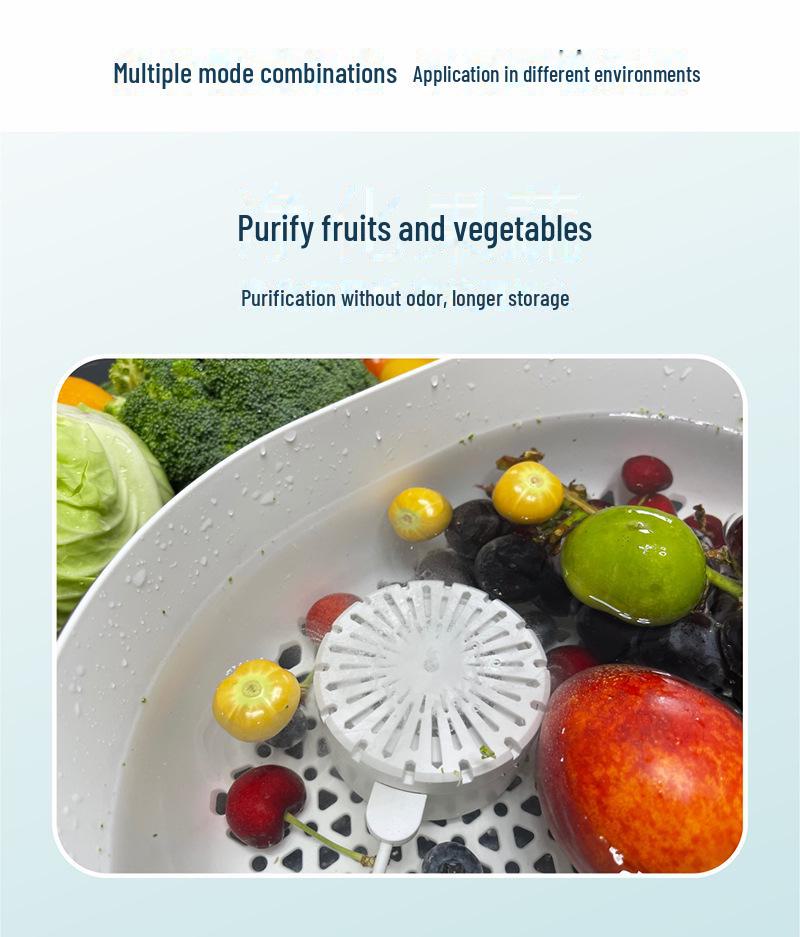 Ultrasonic Fruit & Veggie Cleaner: Sterilize, Disinfect, Remove Pesticides Conveniently