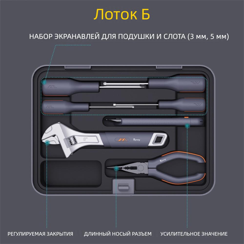 Multifunctional Home & Auto & Woodworkers Repair Tool Kit, Customizable General Household Tool Kit  Perfect for Homeowner Diyer Handyman