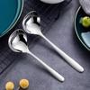 Korean Style Stainless Steel Deepened Soup Spoon with Large Head