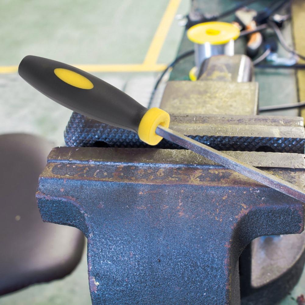 Easy Use Wood Files Handles Rubber Office Accessory