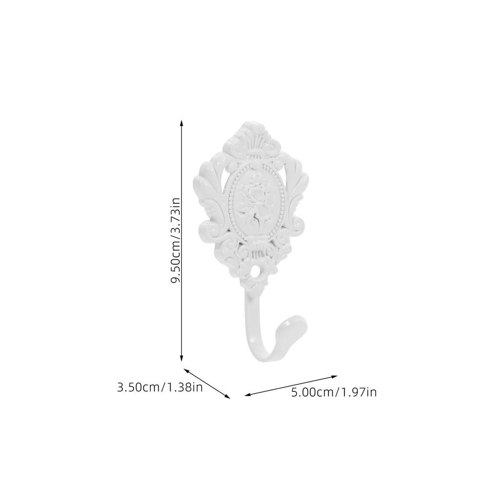 2pcs Zinc Alloy Curtain Holdbacks Vintage Wall Hooks For Curtains Drapery Side Holders Bathroom Towel Rack Hanging Hook