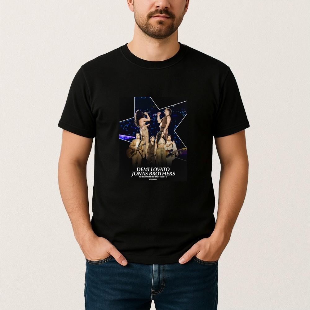

Demi Lovato And Jonas Brothers Shirt T-Shirt 2025 Trending Unisex T-Shirt M