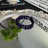 Paclitaxel Agate Bracelet with Sugar Cube Beads, 6MM+
