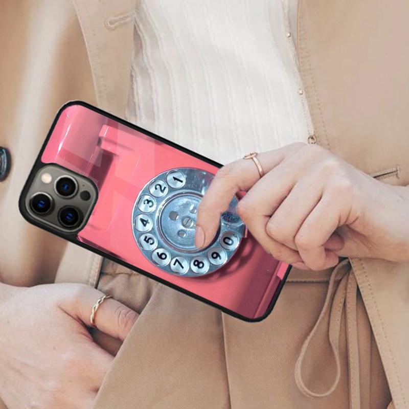 Retro Telephone Rotary Dial Magnetic Phone Case For APPLE iPhone 17 Air 16 14 13 12 Pro Max 15 Plus Wireless MagSafe Cover