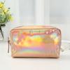 Makeup Fashionable Pu Bag Portable Colorful Square Large Capacity Bag Storage