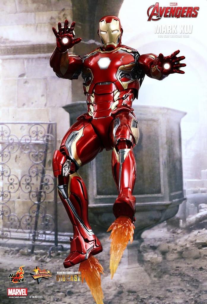 Filmové mistrovské dílo DIECAST of Ultron Iron Man Mark 45 malovaná pohyblivá figurka Avengers/Věk 1/6 litý pod tlakem MMS300-D11