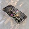 Mandala Lotus Pattern Electroplate Silver Phone Case For Samsung Galaxy S26 S25 S24 S23 Ultra Plus FE Tempered Glass Cover