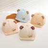 Cartoon Cute Baby Baseball Hat with Ears Summer Soft Brim Sunshade Duck Tongue Cap Boy Girl Infant Kids Soft Peaked Sun Hat