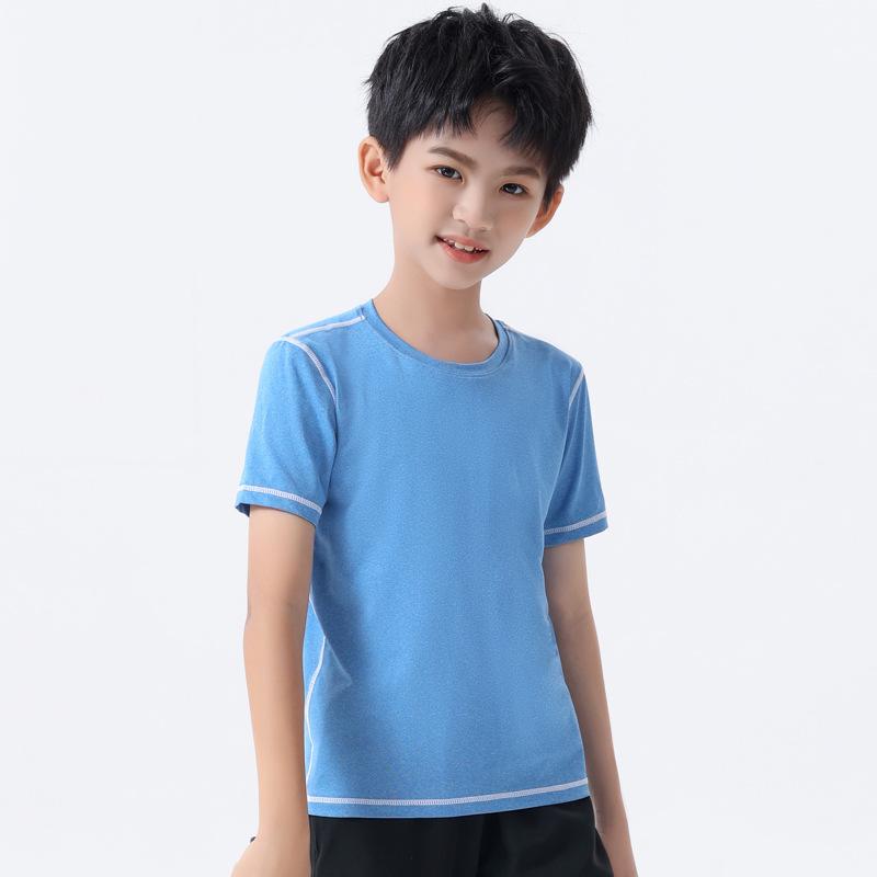 Children's Quick-Dry Long Sleeve Sports T-Shirt for Boys & Girls - Perfect for Basketball, Running, & Yoga