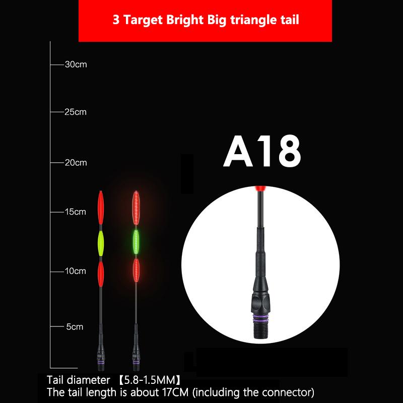 Smart Fishing Float Bite Alarm Fisk Agn Led Lys Fargeskifte Bøye Med