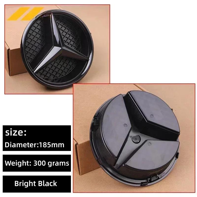 Black Border and Silver Border Decoration Car Front Grilled Star Emblem Logo for Mercedes Benz W213 E-Class 2016-2020