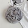 Thin Women's Desert Shawl Color Winning Cotton and Linen Beige Versatile Scarf Xinjiang Travel Sunscreen Scarf