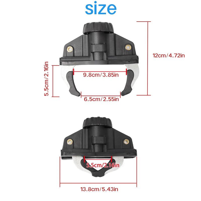 4x Car Roof Box Crab Clips Clamps Accessory Universal Fit Fits Slotted Rails