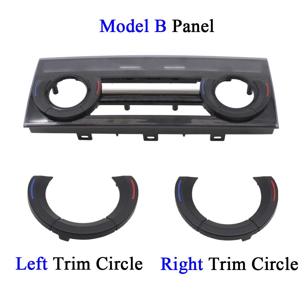 Hátsó klíma AC szellőző vezérlő kapcsoló keret panel burkolat burkolat BMW 5 6 7 X5 X6 sorozathoz F10 F11 F07 F06 F01 F02 F15