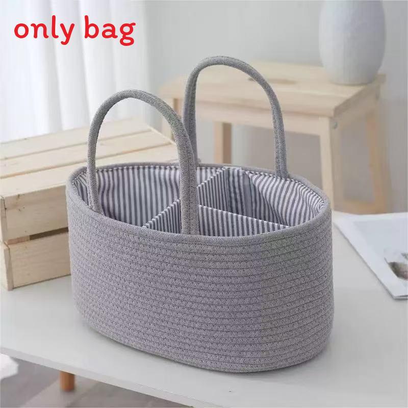 Cotton Rope Storage Basket With Removable Liner For Toy Organization And Laundry Use