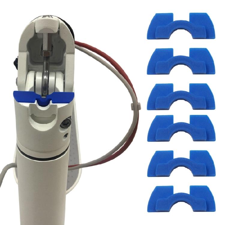 6Pcs Electric Scooter Shake Reducers Front Fork Damping Rubber Pad Replacement Vibration Damper Shakeproof Cushion