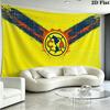 Club America Wall Tapestry Aesthetic Wall Hanging Printed Fabric Blanket Decorative Tapestries for Bedroom Living Room Home Decor