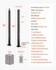 VEVRO Kabel Reling Paal 36x1x2 Inch met L-vormige Gaten 1JZLGZXHS914IVCFL001V0