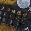 Vintage Moon Series Wood Stamp DIY Craft Wooden Rubber Stamps for Scrapbooking Stationery Scrapbooking Standard Stamp