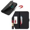 For Samsung Galaxy S25 Ultra Stand Case Cross Texture PU Leather Wallet Phone Cover with Shoulder Strap/Makeup Mirror