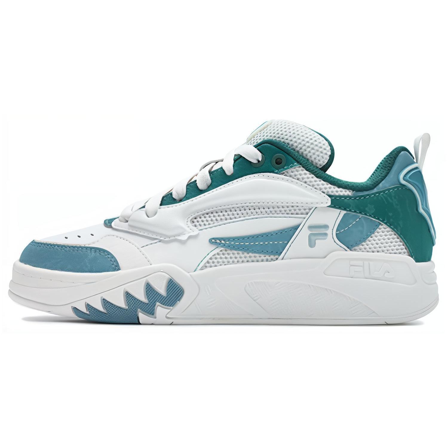 Fila Fusion Retro Casual Sneakers Women White Light Blue T12W413211FIA 37.5